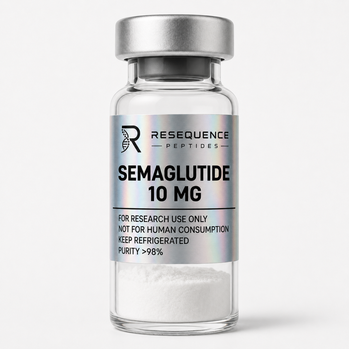 Semaglutide research material vial